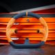 6. Asetek SimSports GT – Lenkradkranz – geschlossenes D, schwarz-orange