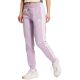 7. adidas Essentials 3-Streifen Fleece Slim Damenhose Rosa JY3097