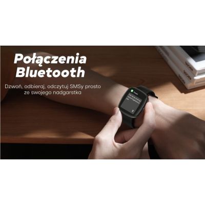 18. GRAVITY GT18-3 Damen-Smartwatch, pinkes Silikonarmband + marineblaues Armband