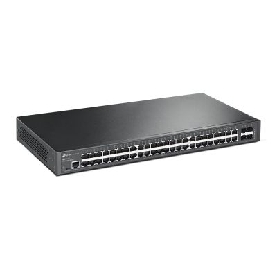 2. TP-Link JetStream TL-SG3452 Netzwerk-Switch, Managed L2 Gigabit Ethernet (10/100/1000), 1 HE, Schwarz