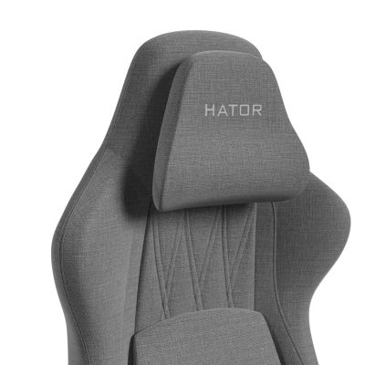 4. HATOR Darkside 3M Stoff Universal-Gaming-Stuhl Grau