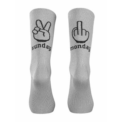 NORTHWAVE Sonntag Montag Socken Radsocken grau