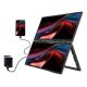 6. Verbatim Tragbarer 15,6" FHD Dual-Monitor Essentials Tragbarer Monitor Schwarz 39,6 cm (15,6") LCD 1920 x 1080 px