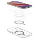 8. Spigen Ultra Hybrid MagSafe Hülle für iPhone 16e / 17e Carbonfaser – Transparent