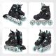 5. Meteor M 34-37 Urbo Rollschuhe Schwarz/Mint