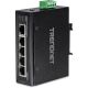 TRENDnet Industrie Switch 5 Port Fast Ethernet L2 DIN-Schiene