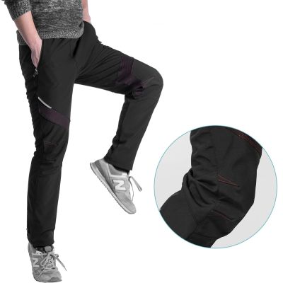 6. Winddichte Radsporthose Rockbros Patrol, Größe XL - Schwarz