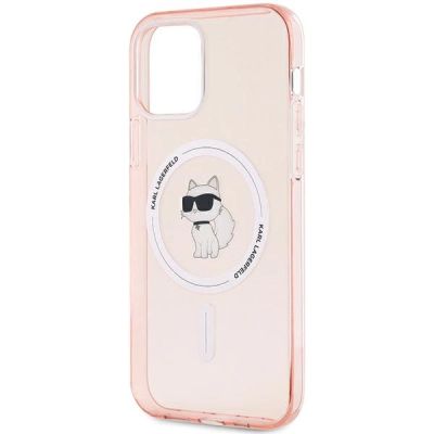 5. Karl Lagerfeld IML Choupette MagSafe Hülle für iPhone 12/12 Pro – Rosa