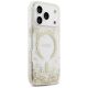 4. Guess Resin Bottom Glitter MagSafe Hülle für iPhone 17 Pro - Gold