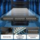 14. Extralink Patchpanel CAT5E STP V2 24 Ports