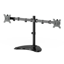 GEMBIRD Schreibtischständer für 2 Monitore (verstellbar) 13"-32", bis zu 8 kg