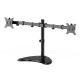GEMBIRD Schreibtischständer für 2 Monitore (verstellbar) 13"-32", bis zu 8 kg