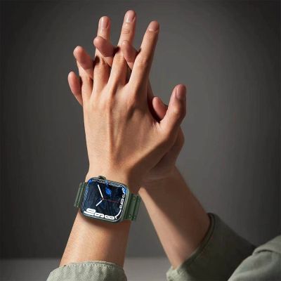 14. Armband Triple Protection für Apple Watch 38 / 40 / 41 mm Armband - grün