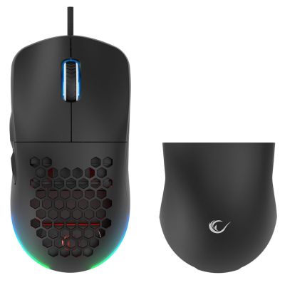 3. RAMPAGE KABELGEBUNDENE GAMING-MAUS 12800 DPI BLINK BLACK