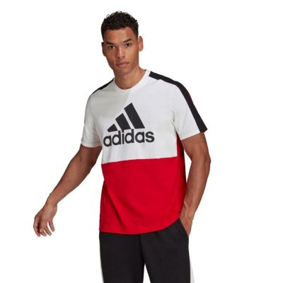 7. adidas Essentials Colorblock Single Jersey Tee M HE4330