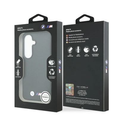 8. BMW M Metal Logo MagSafe Hülle für Samsung Galaxy S26 - Schwarz