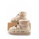 10. D.Franklin Damen Winter Schneestiefel Modische isolierte goldene Stiefeletten