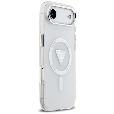 3. Guess IML Gradient Triangle Logo MagSafe Hülle für iPhone Air - Transparent