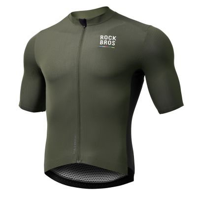 Rockbros 15220004002 ROAD TO SKY Herren-Radtrikot Kurzarm S - Grün