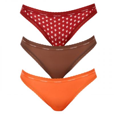 CALVIN KLEIN DAMEN 3ER-PACK BIKINI-HÖSCHEN