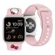 4. Hello Kitty Silikon-Kopfband für Apple Watch 42/44/45/49 mm – Rosa
