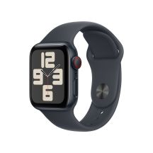Apple Watch SE GPS + Cellular 40 mm Midnight Aluminiumgehäuse mit Midnight Sportarmband – S/M