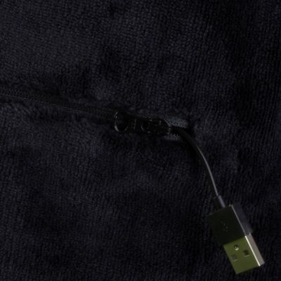 2. Glovii GA1B beheizbarer Schal als Körperschutz für Wintersportarten, Skifahren, Snowboarding / Snowboardfahren, Unisex, Polyester, Schwarz