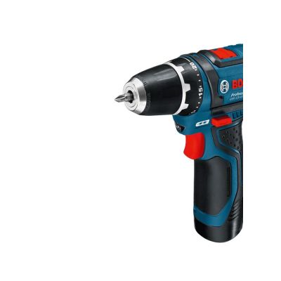 3. Bosch Akku-Bohrschrauber 12 V Li-Ion 1300 U/min Schwarz, Blau, Rot