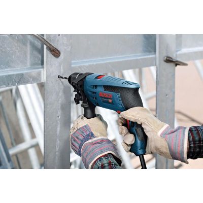 3. Bosch GSB 1600 RE Bohrmaschine mit Schnellspannbohrfutter, 1,8 kg, blau