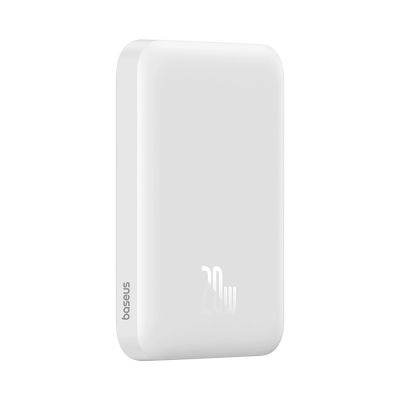 5. Baseus Magnetic Mini Air PPCXM06A 6000mAh 20W Powerbank mit Simple Series USB-C Kabel - Weiß