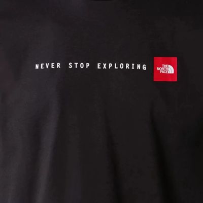 3. THE NORTH FACE SS Never Stop Exploring Tee M - tnf black