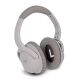 Lindy LH500XW Kabelgebundenes und kabelloses Kopfbügel-Headset für Anrufe/Musik, Micro-USB, Bluetooth, Grau