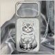 7. Nimmy Lucky Fashion Cat MagSafe Hülle für iPhone 17 Pro Max – Grau