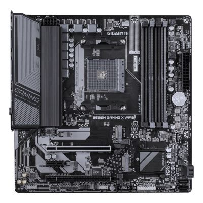 4. Gigabyte B550M GAMING X WIFI6 Motherboard (B550, AM4, mATX, DDR4)