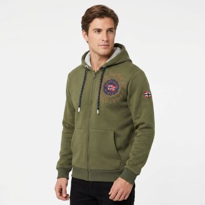 8. Geographical Norway Geganto DB 100 M Sweatshirt WZ3028H/GN-Kaki