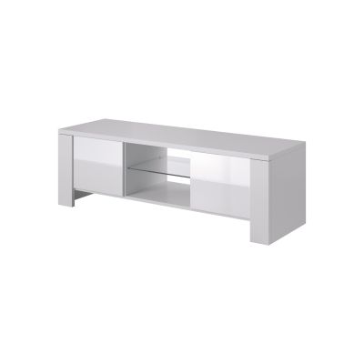 TV-Schrank WEST 42/130/42 weiß/glänzend weiß