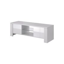 TV-Schrank WEST 42/130/42 weiß/glänzend weiß