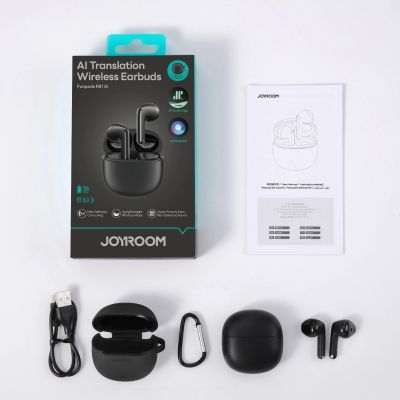 8. Joyroom JR-FB1 Funpods Bluetooth 6.0 In-Ear-Kopfhörer (TWS) mit KI-Funktionen – Schwarz