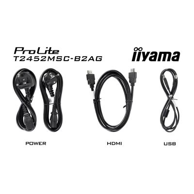 18. iiyama ProLite T2452MSC-B2AG Computermonitor 61 cm (24") 1920 x 1080 px Full HD LED-Touchscreen Schwarz