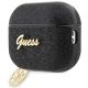 3. Guess GUAP2GLGSHK AirPods Pro 2 Cover schwarz/schwarz Glitter Flake 4G Charm