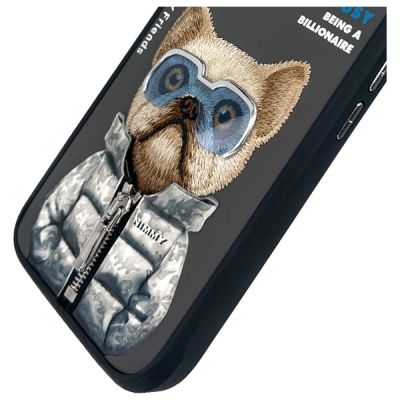 7. Nimmy Cool&Cute 2.0 Hundehülle für iPhone 16 - Schwarz