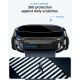 5. Spigen Rugged Armor Schutzhülle + 9H-Hartglas für Apple Watch Ultra 49 mm – Mattschwarz