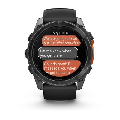 30. Garmin Fenix 8 51 mm schwarze Uhr
