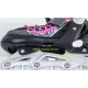 25. Rollschuhe - Rollschuhe - Eislaufen 4-in-1 ENERO PRO LED 26-29 Pink-Grau