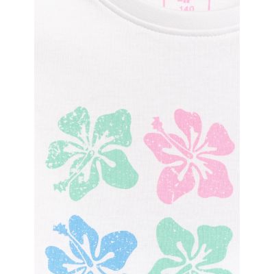 6. Mädchen-Baumwoll-T-Shirt 4F 4FJRSS26TTSHF3982-11S
