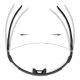 4. Rockbros Photochrome Fahrradbrille mit UV-Schutz und Korrektureinsatz - Schwarz