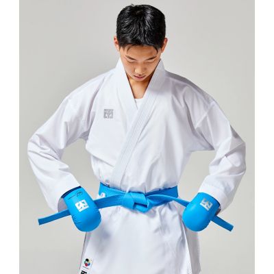 9. Karatehandschuhe - Fäustlinge 2 BLAU WKF | MOOTO