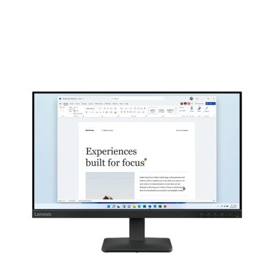 Lenovo L24-4e 23,8" FHD IPS 100Hz 250nits AG HDMI, VGA Rabenschwarz