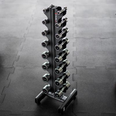 2. CHD Hantelset 2 x 1 - 8 kg (72 kg) + STR36 HMS Rack