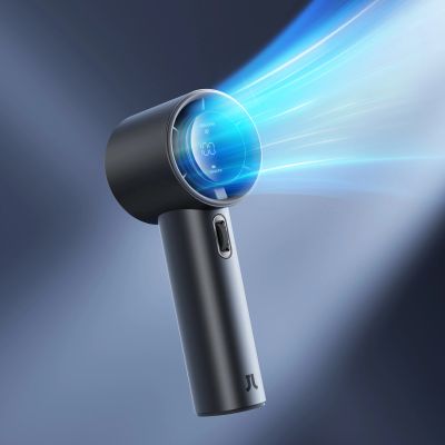 3. Jisulife Handventilator Pro1 S 5000mAh FA53PRO Tragbarer Mini-Gebläse-USB-Metallventilator - Dunkelgrau